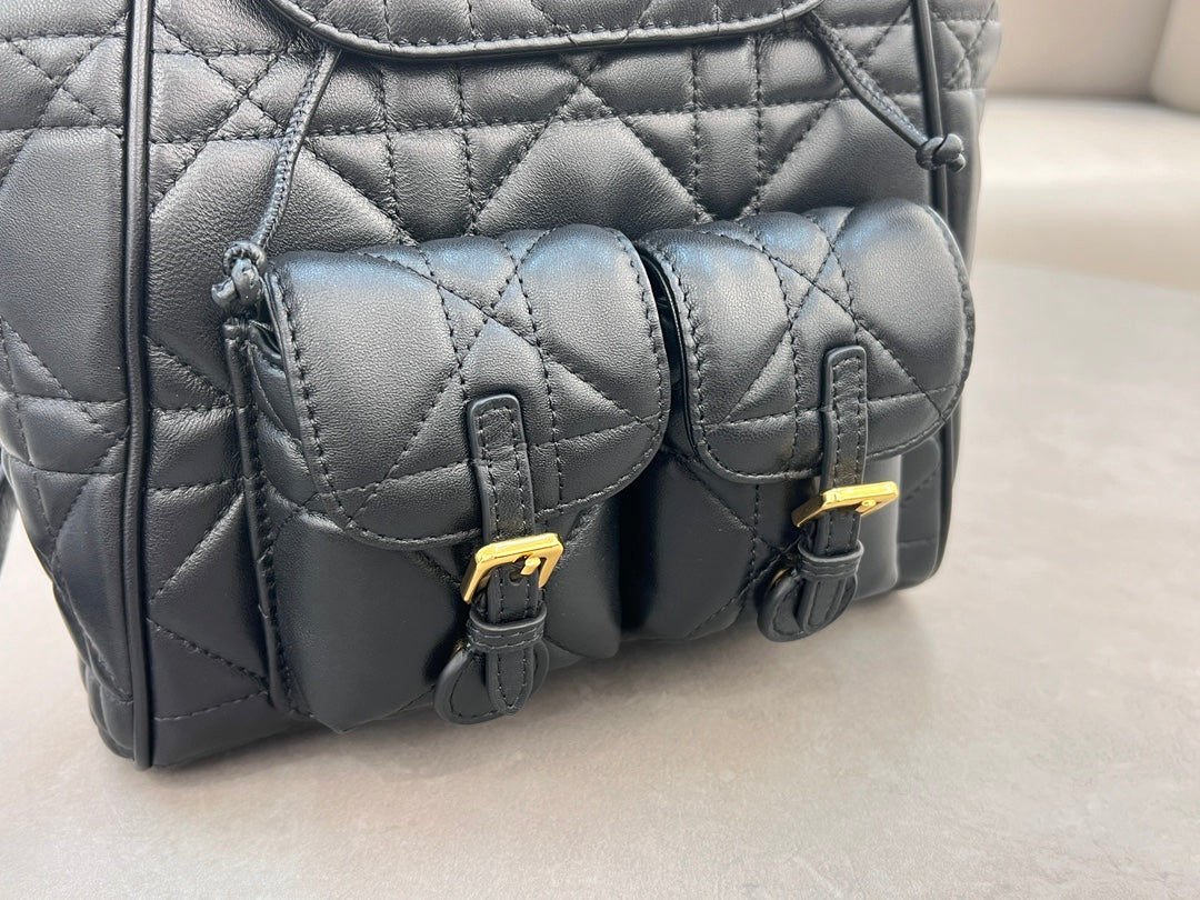 Dior Caro Backpack Black