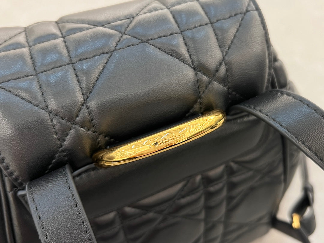 Dior Caro Backpack Black