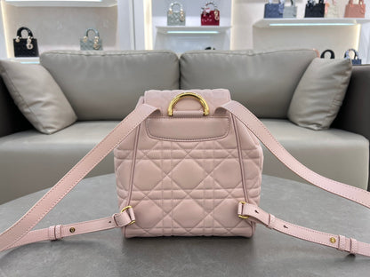 Dior Caro Backpack Pink