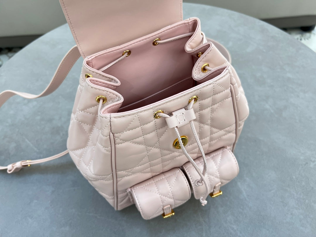 Dior Caro Backpack Pink