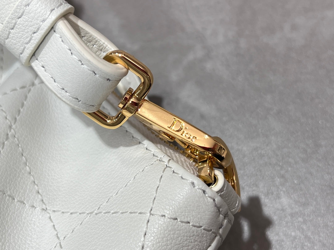 Dior Dumpling Bag White
