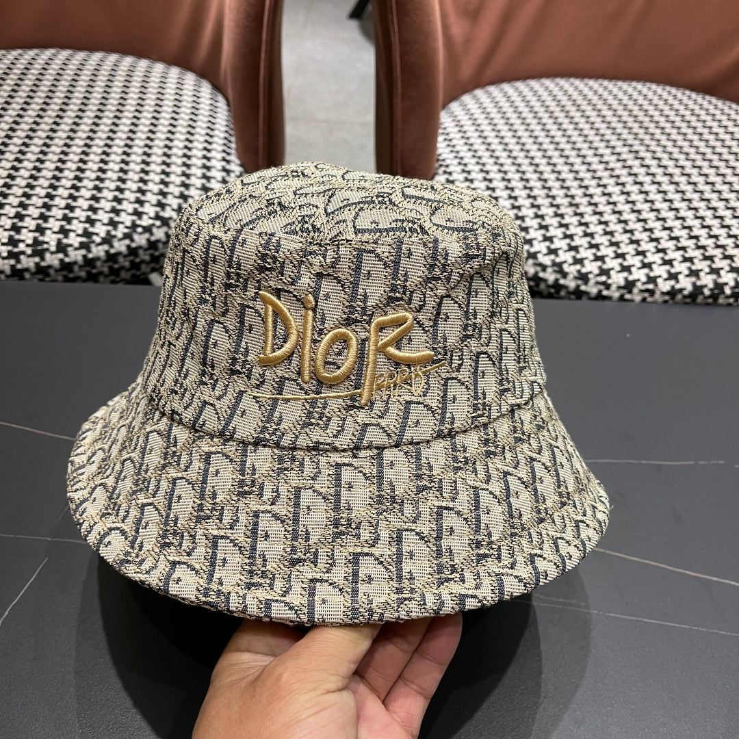 Dior Oblique Embroidered Bucket Hat