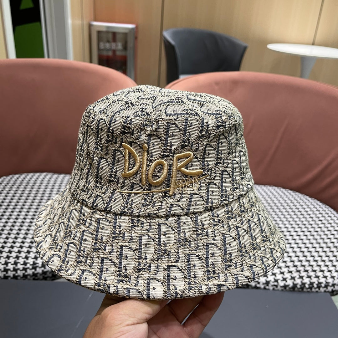 Dior Oblique Embroidered Bucket Hat