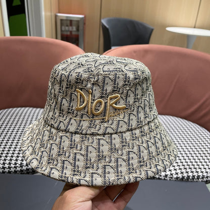 Dior Oblique Embroidered Bucket Hat