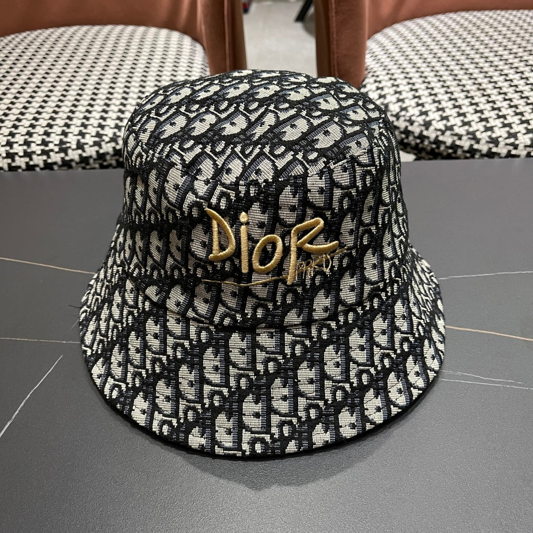 Dior Oblique Embroidered Bucket Hat