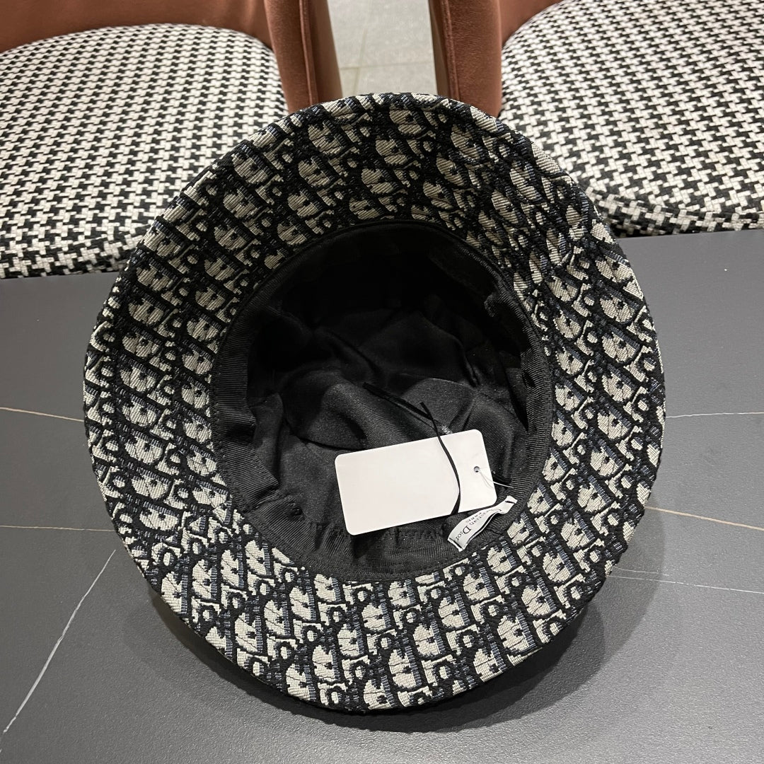 Dior Oblique Embroidered Bucket Hat