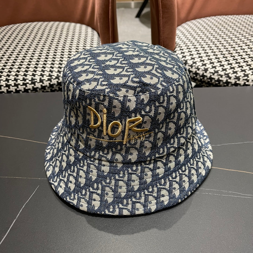 Dior Oblique Embroidered Bucket Hat
