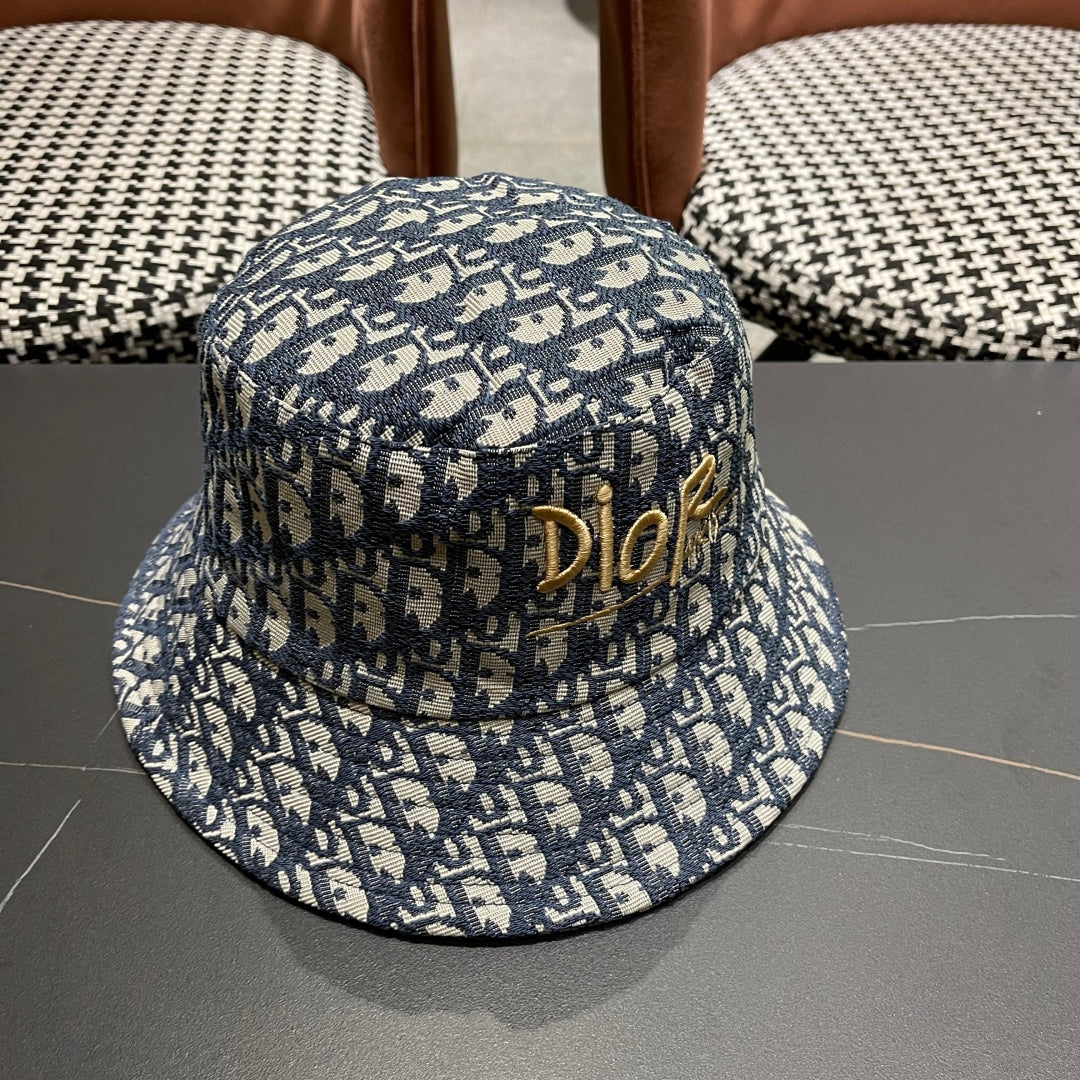Dior Oblique Embroidered Bucket Hat
