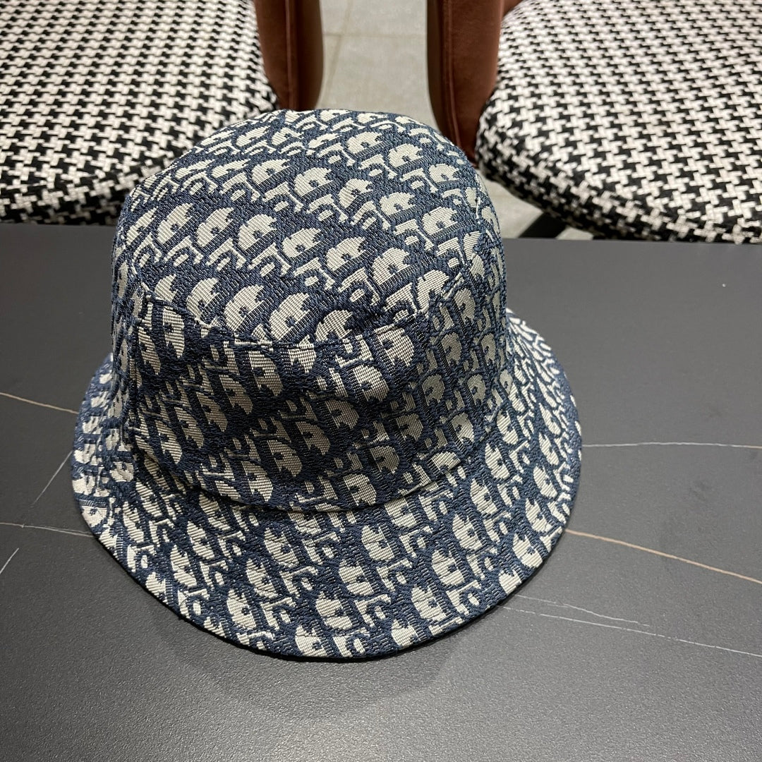 Dior Oblique Embroidered Bucket Hat