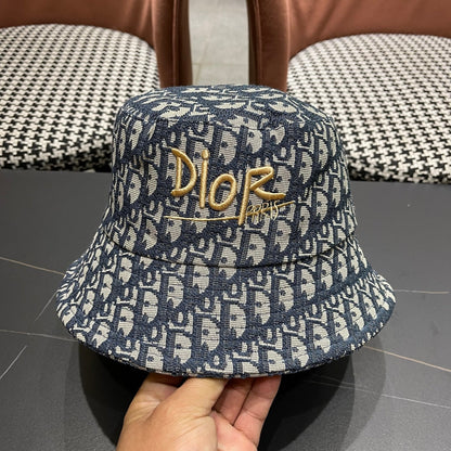 Dior Oblique Embroidered Bucket Hat