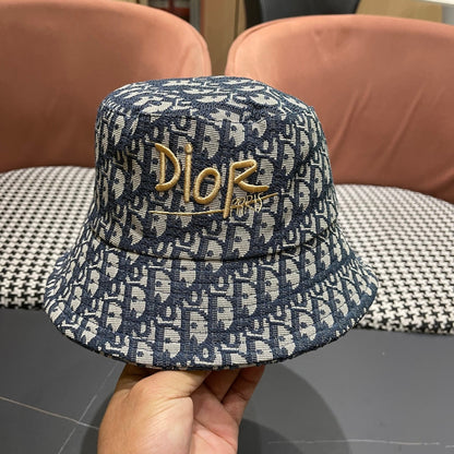 Dior Oblique Embroidered Bucket Hat