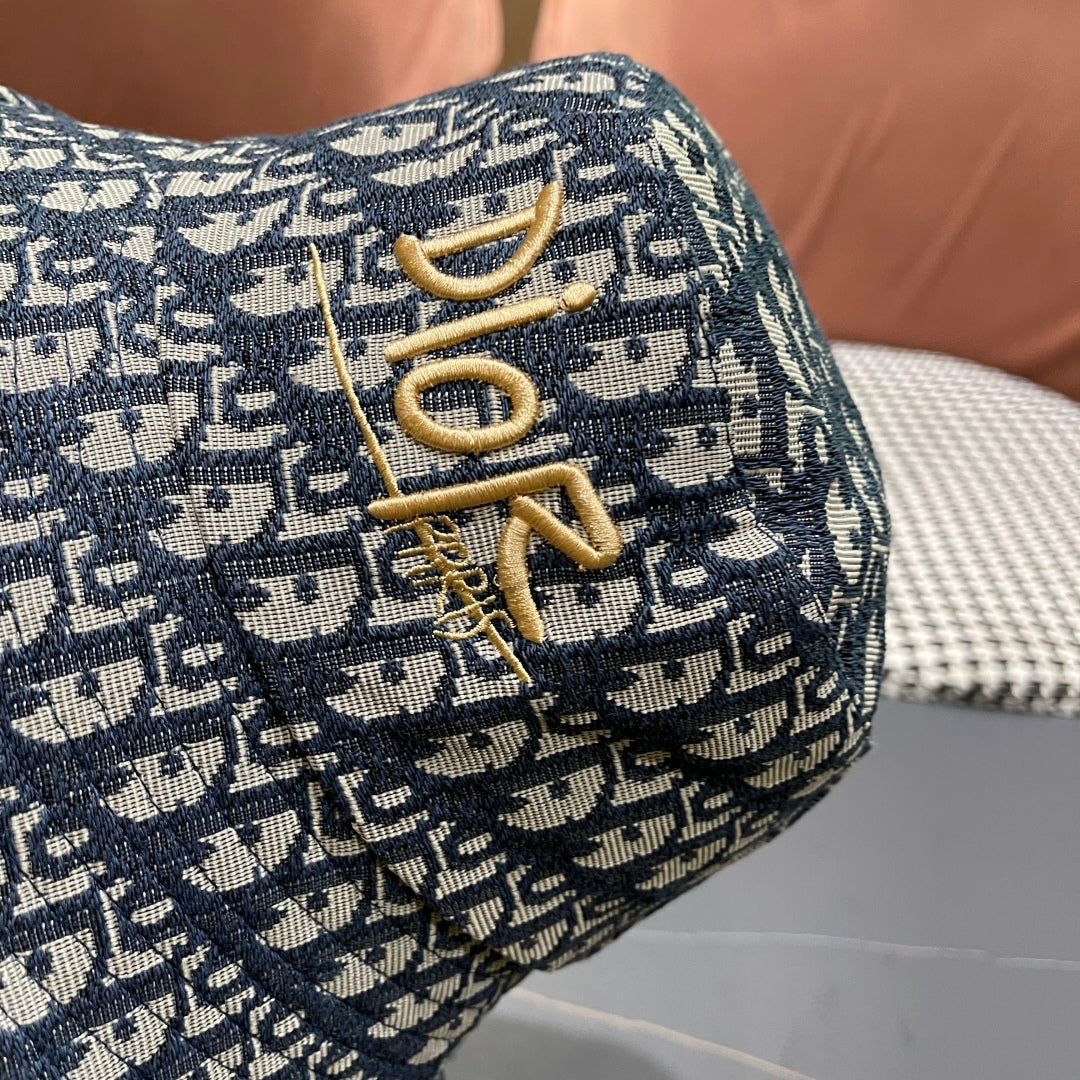 Dior Oblique Embroidered Bucket Hat