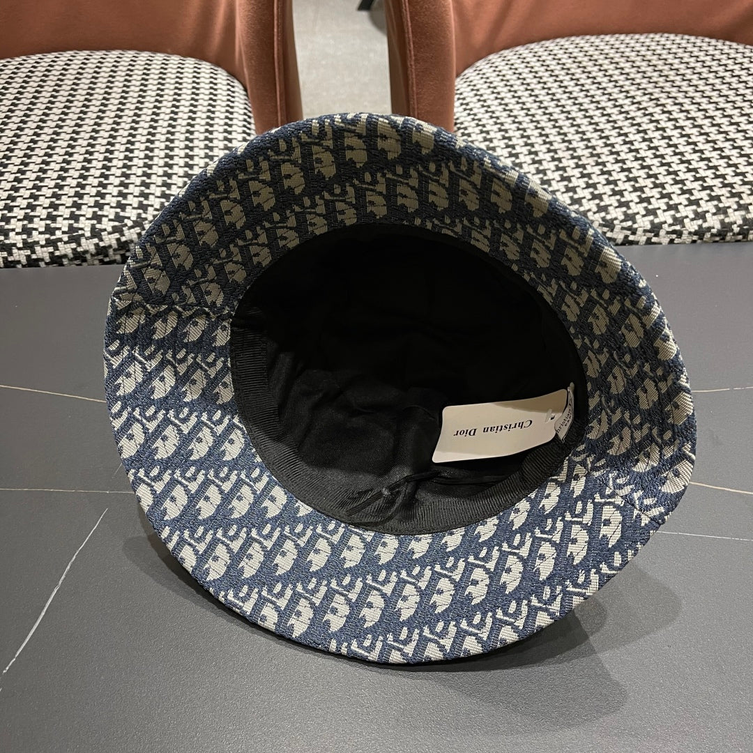 Dior Oblique Embroidered Bucket Hat