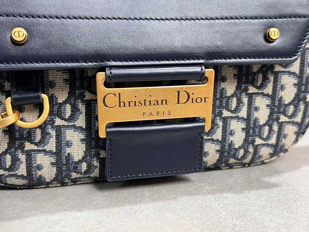 Dior Streetchic Bag in Blue Dior Oblique Jacquard