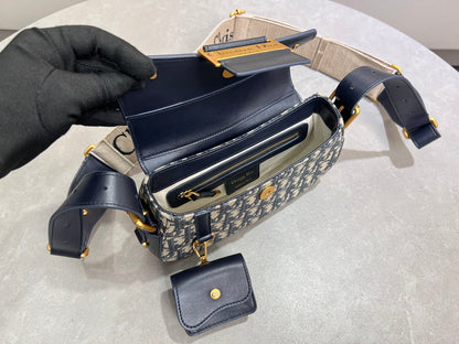 Dior Streetchic Bag in Blue Dior Oblique Jacquard