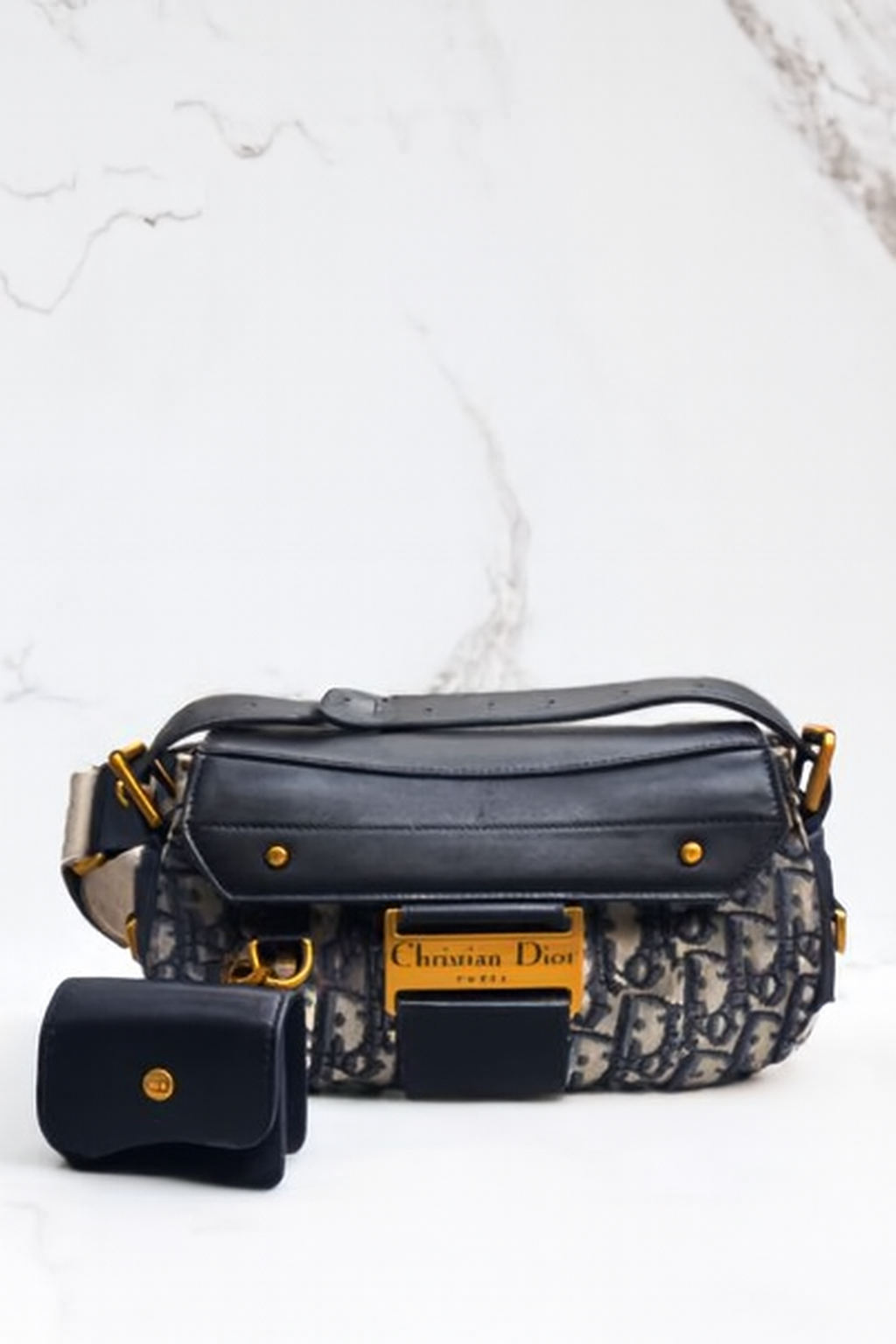Dior Streetchic Bag in Blue Dior Oblique Jacquard