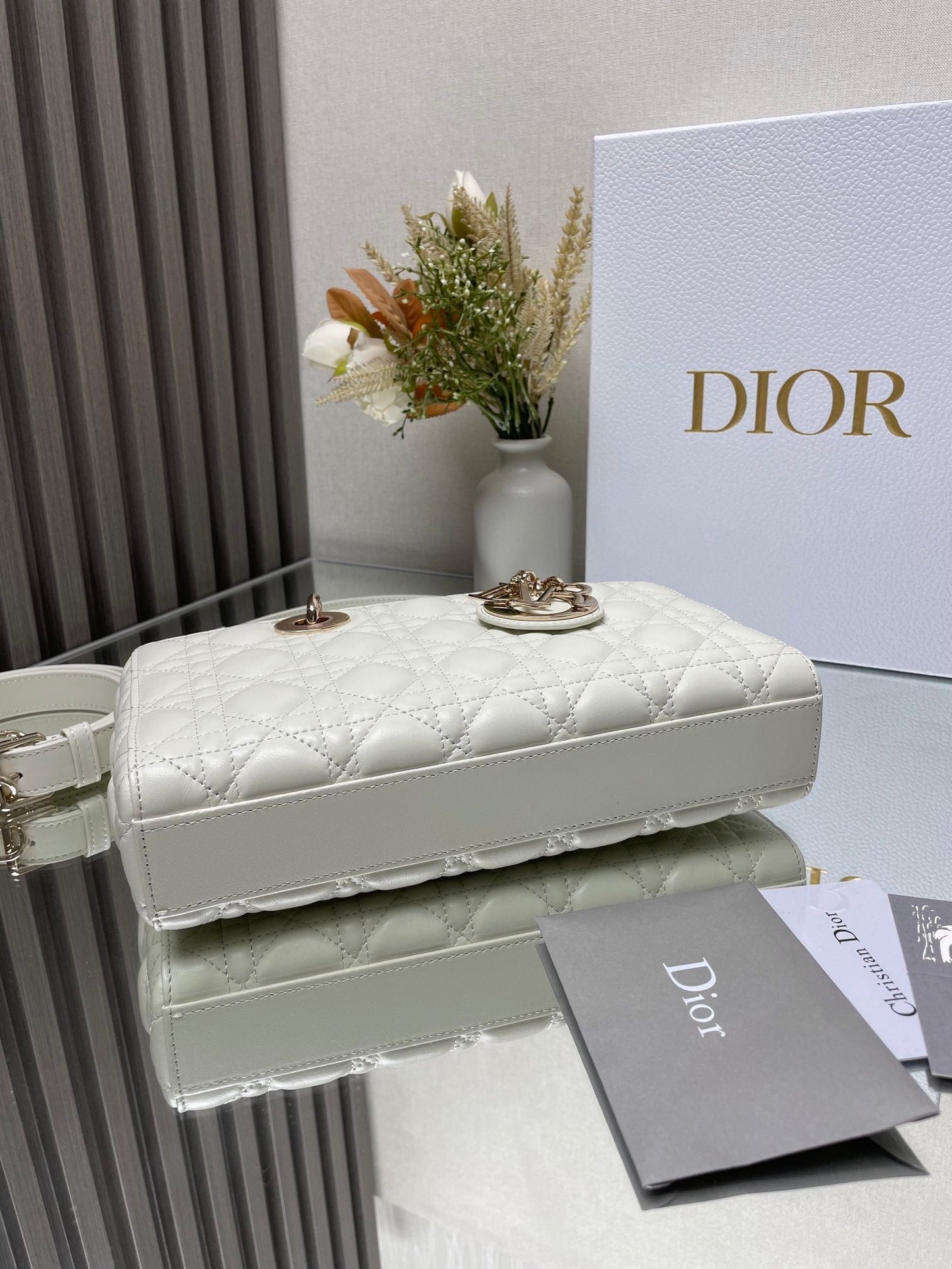 The Soft Dior Caro Bag White