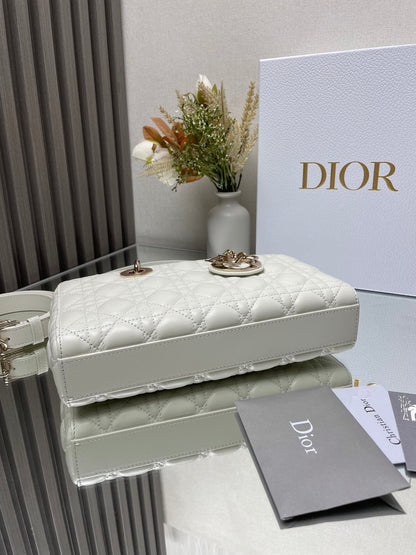 The Soft Dior Caro Bag White