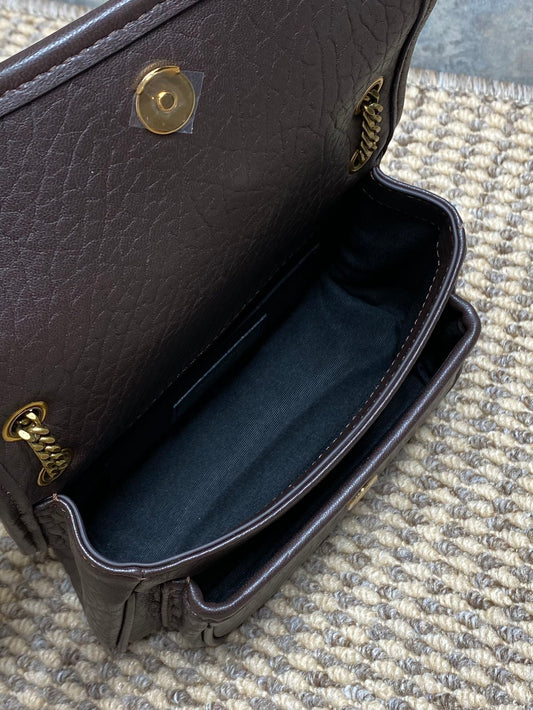 Saint Laurent Niki Mini Elephant Pattern Leather Shoulder Bag