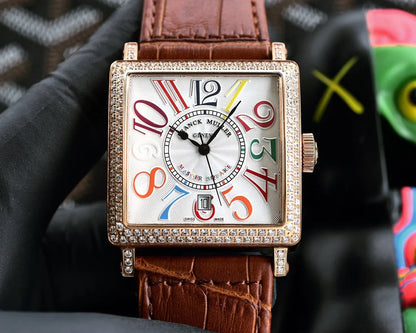 Franck Muller Master Square Color Dreams Diamond Watch