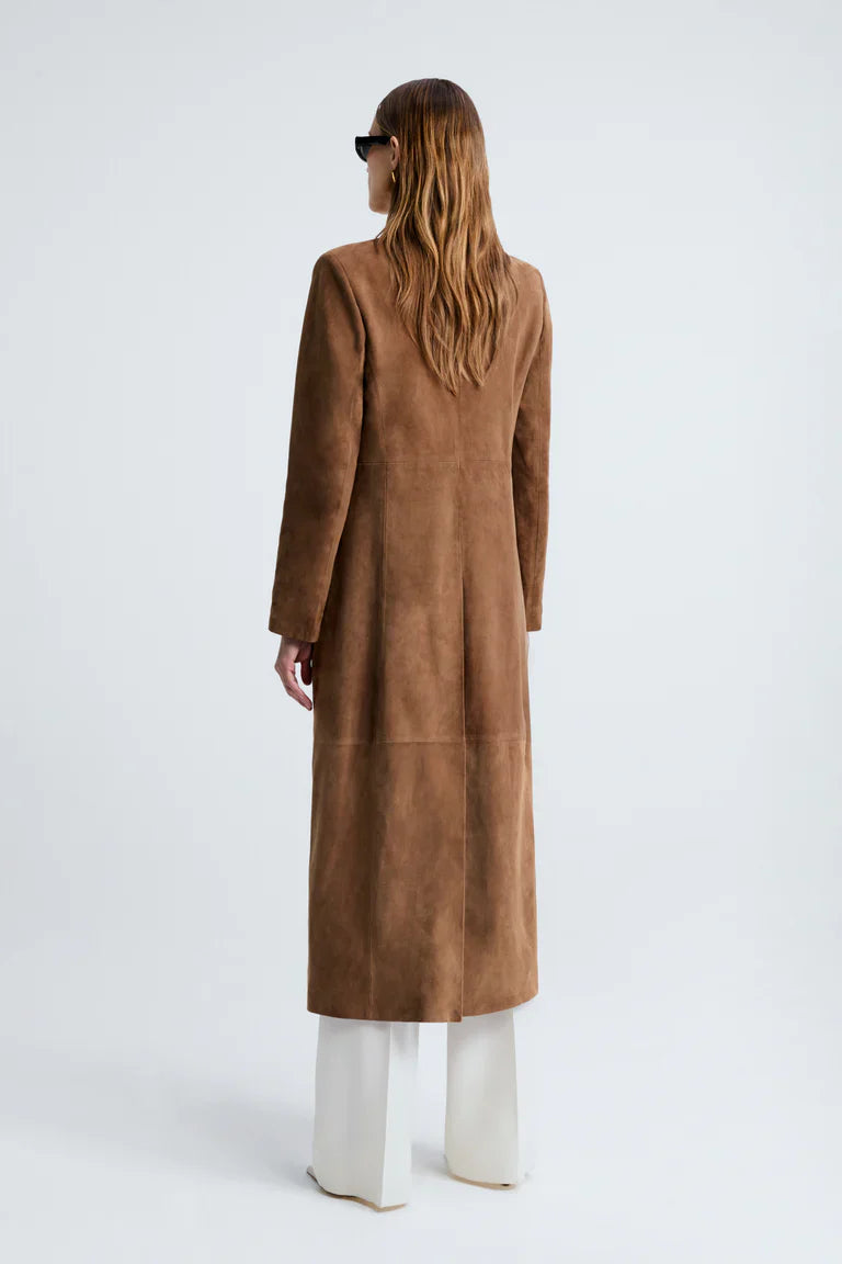 Gotham Sleek Suede Coat