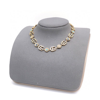 Gucci Flower Choker Necklace