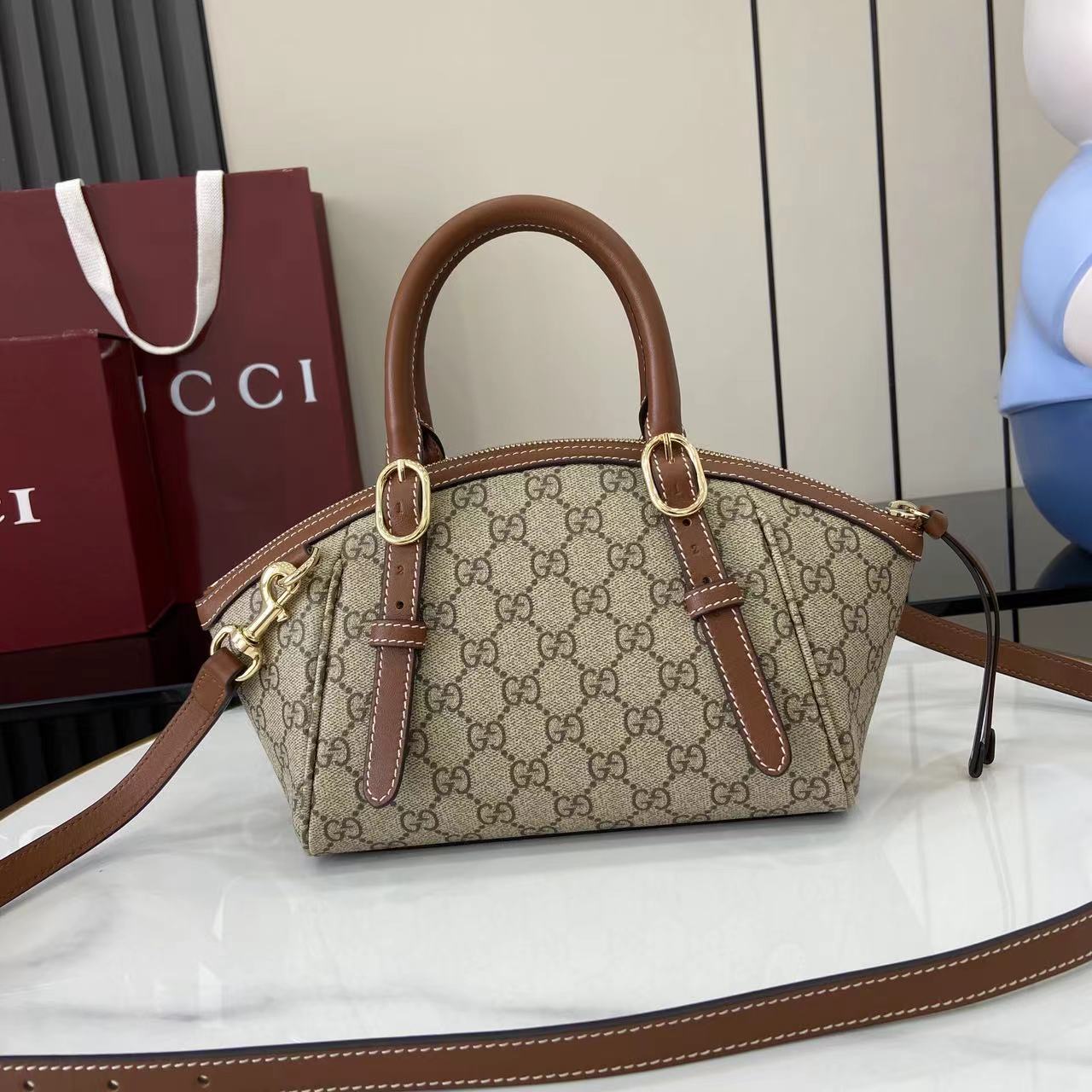 Gucci GG Emblem Handbag