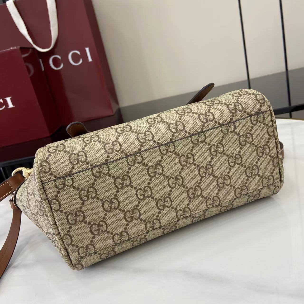 Gucci GG Emblem Handbag