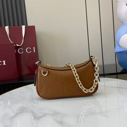 Gucci GG Emblem Mini Shoulder Bag