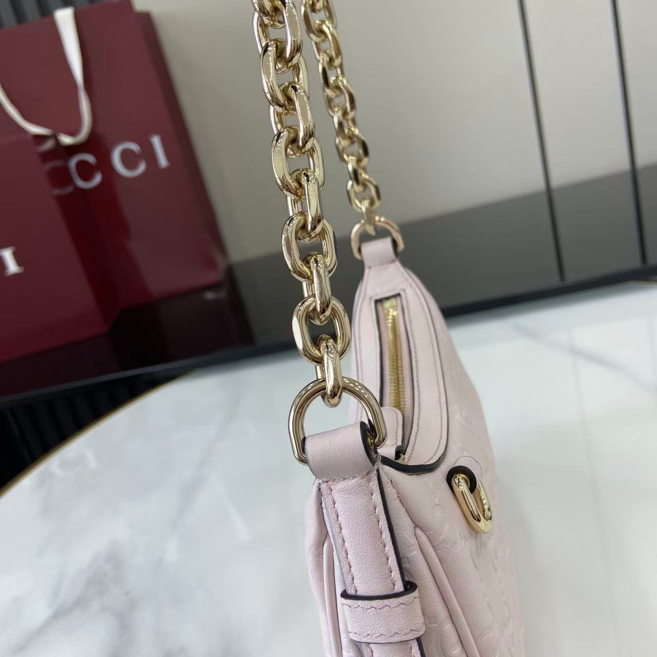 Gucci GG Emblem Mini Shoulder Bag