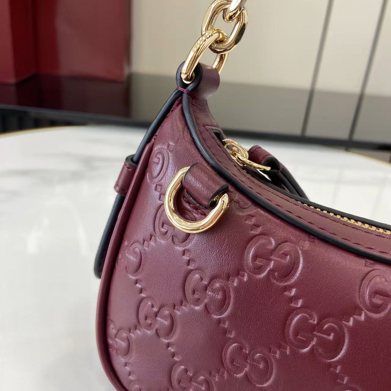 Gucci GG Emblem Mini Shoulder Bag