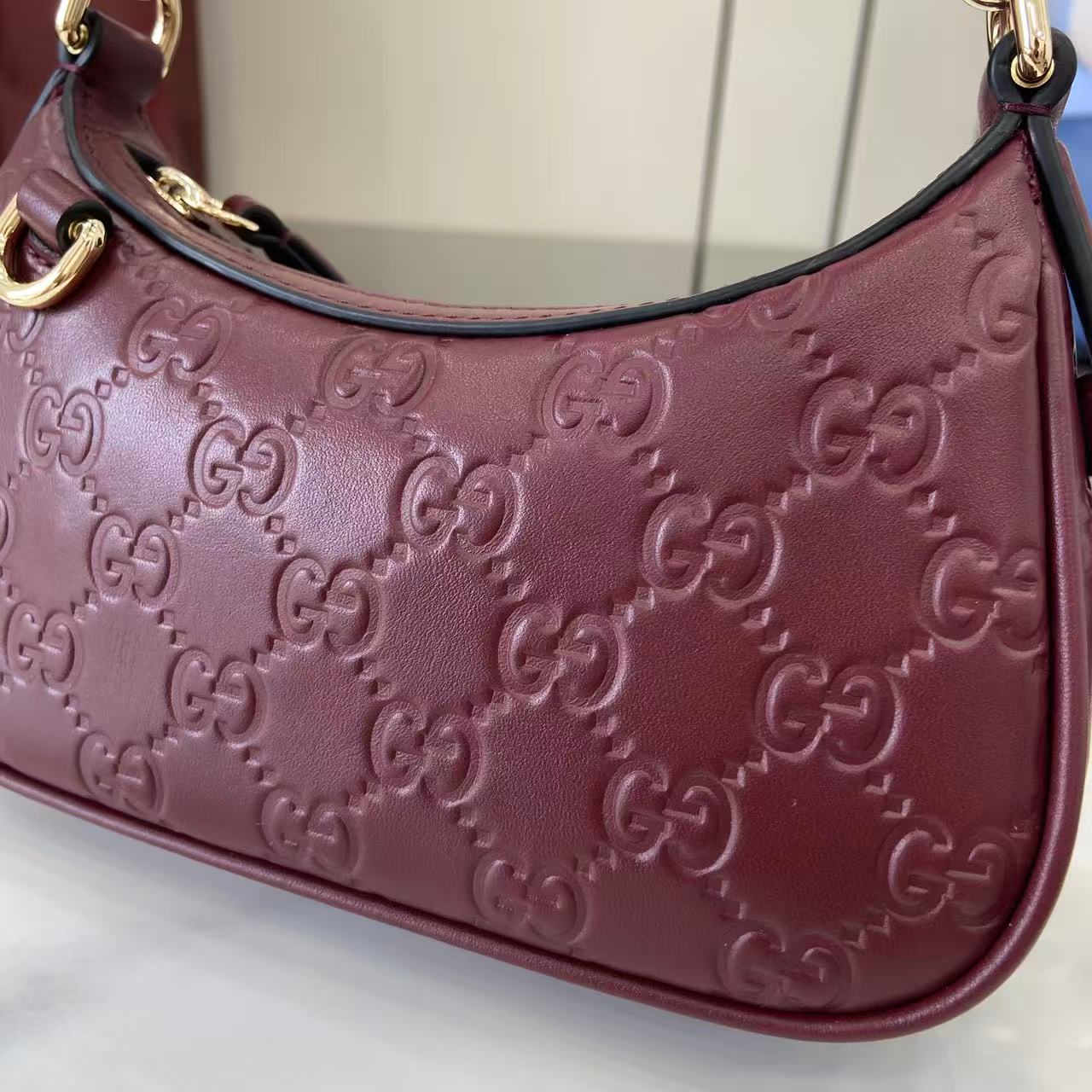 Gucci GG Emblem Mini Shoulder Bag