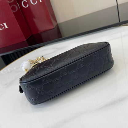 Gucci GG Emblem Mini Shoulder Bag