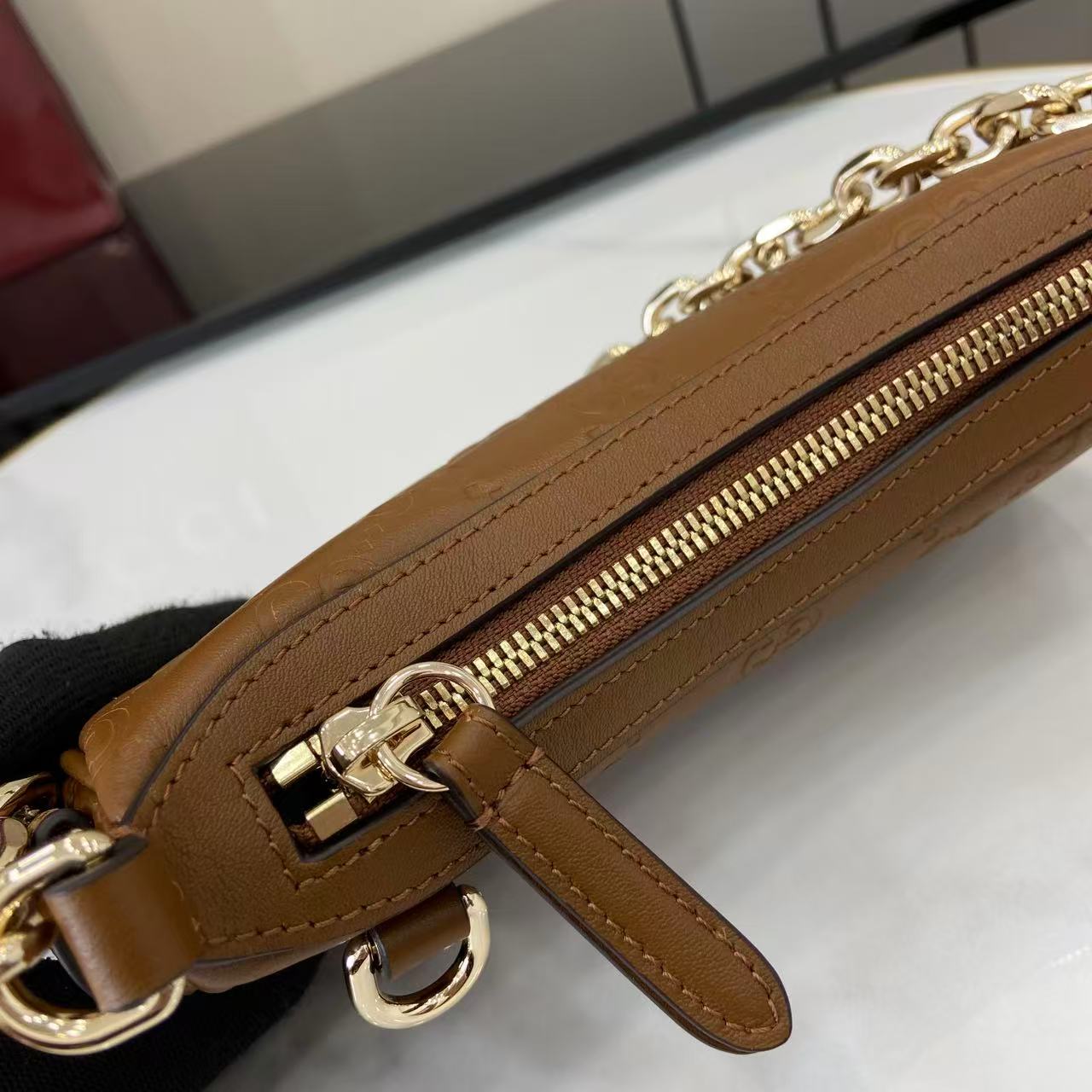 Gucci GG Emblem Mini Shoulder Bag