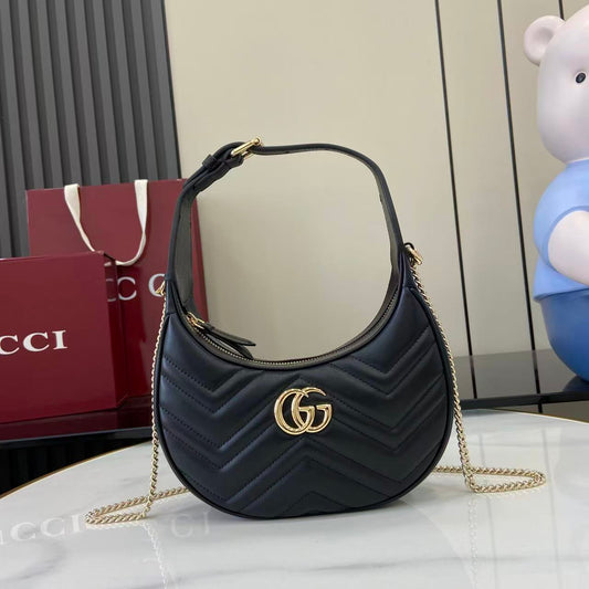 Gucci GG Marmont Half Moon Mini Bag
