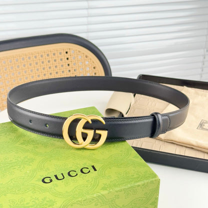 Gucci GG Marmont Leather Belt