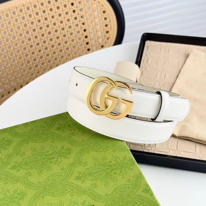 Gucci GG Marmont Leather Belt