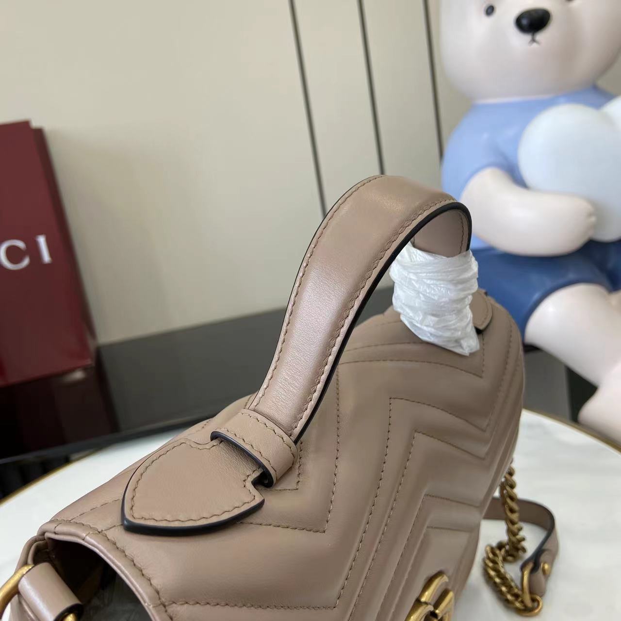 Gucci GG Marmont Medium Top Handle Bag