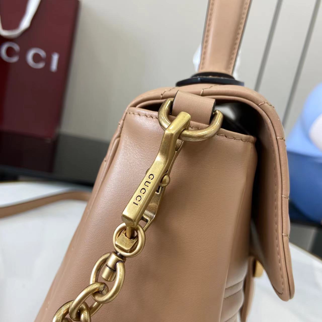 Gucci GG Marmont Medium Top Handle Bag