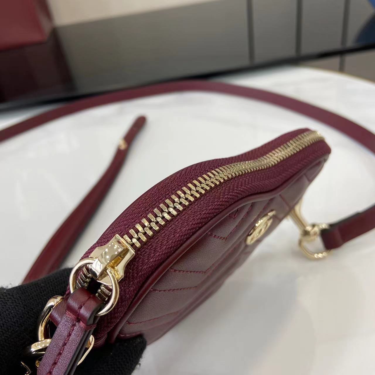 Gucci GG Marmont Mini Heart Bag