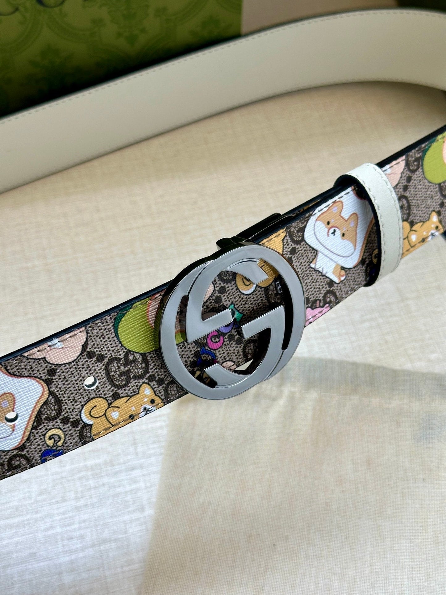 Gucci GG Supreme Doraemon Belt