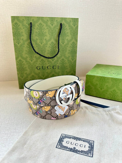 Gucci GG Supreme Doraemon Belt