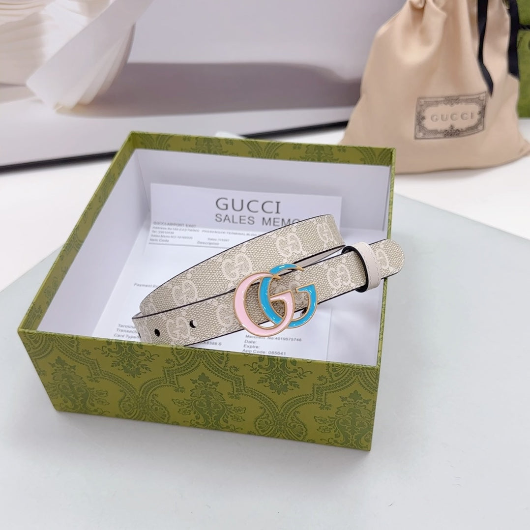 Gucci GG Supreme Thin Belt
