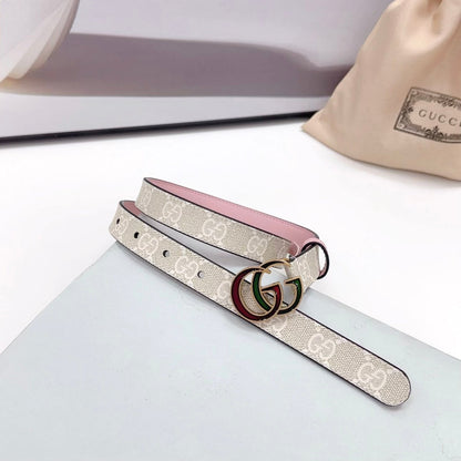Gucci GG Supreme Thin Belt
