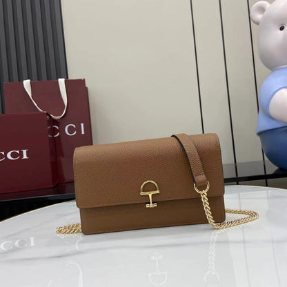 Gucci Half Horsebit Wallet On Chain