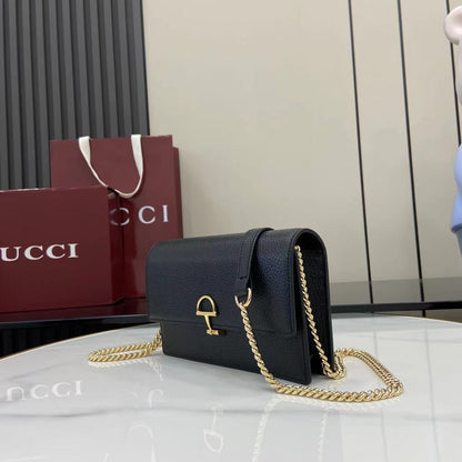 Gucci Half Horsebit Wallet On Chain