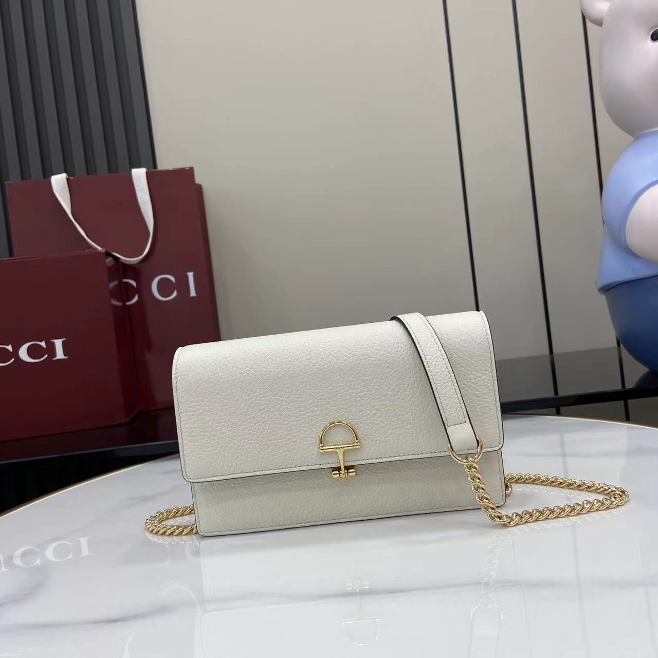 Gucci Half Horsebit Wallet On Chain