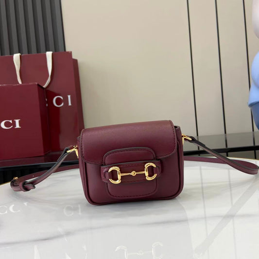 Gucci Horsebit 1955 Aura Small Shoulder Bag