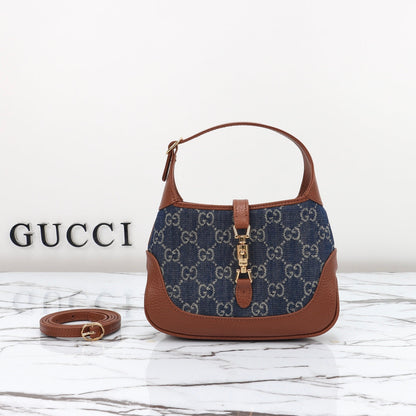 Gucci Jackie 1961 Shoulder Bag - GG Denim