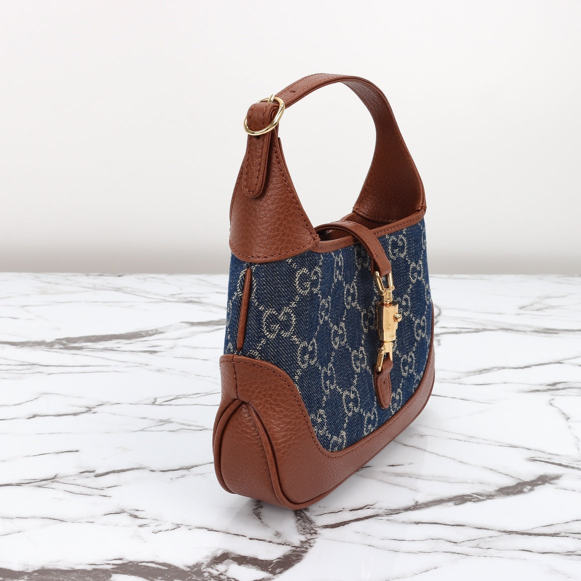 Gucci Jackie 1961 Shoulder Bag - GG Denim